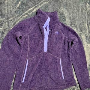 The NorthFace quarter snap Sherpa pullover